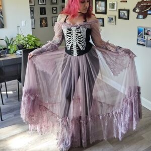 Dance with Death Pink Maxi